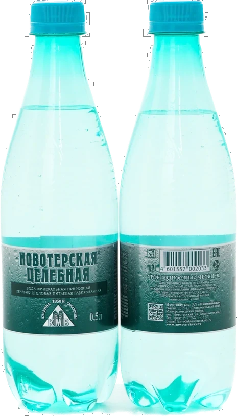 Новотерская Целебная 0,5 л, ПЭТ — две бутылки