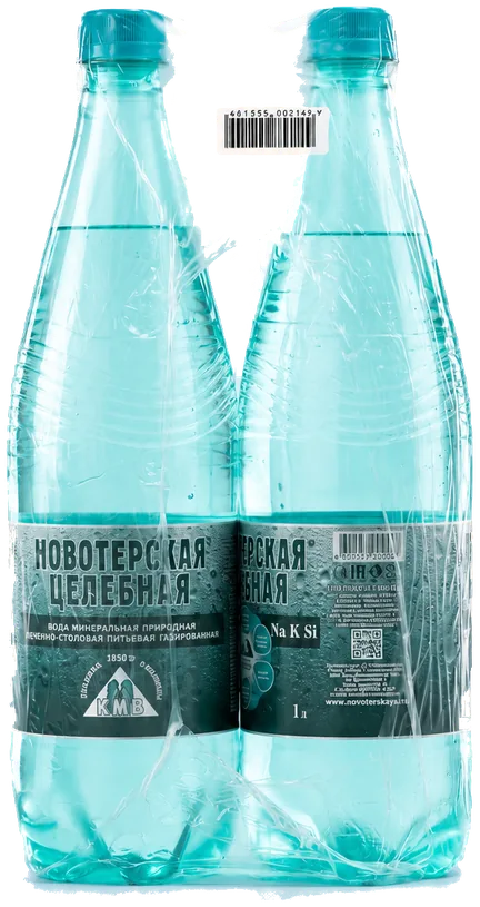 Новотерская Целебная 1 л, ПЭТ — упаковка, две бутылки
